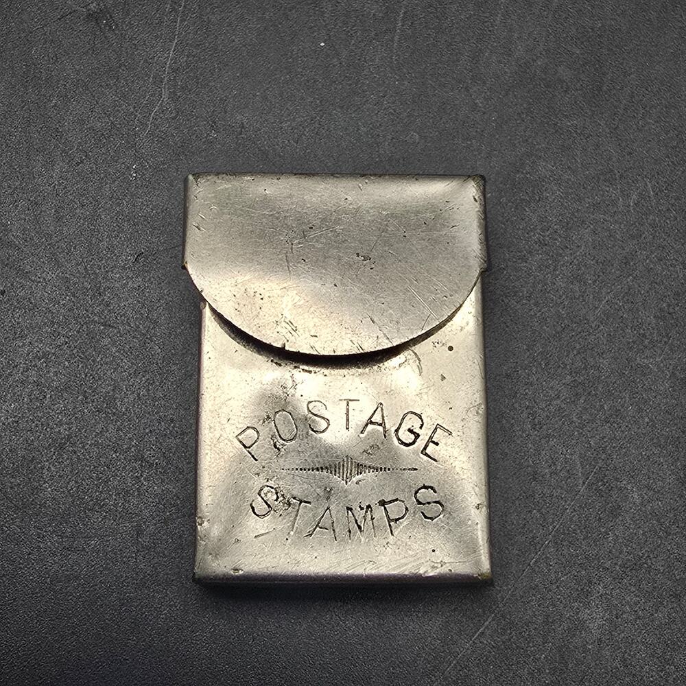 Antique‎ Postage Stamp Holder Fold Top